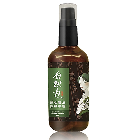 茶寶自然力-靜心精油除穢噴霧 (艾草檀香)／50ml